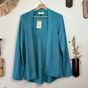 Teal Blue Sonoma Oversized Cardigan Size Large Brand New